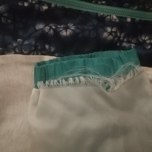 Vintage colourblock windbreaker light jacket blue teal Zellers - Picture 10 of 12